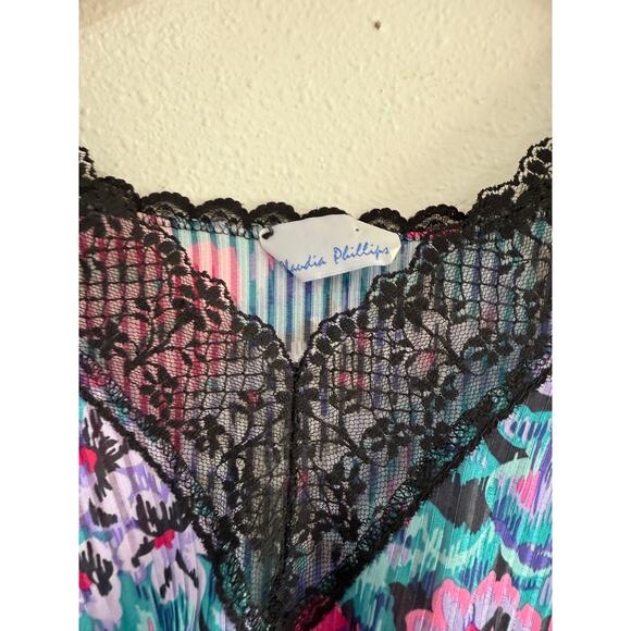 80s Floral Sleep Set size large - Picture 9 of 13